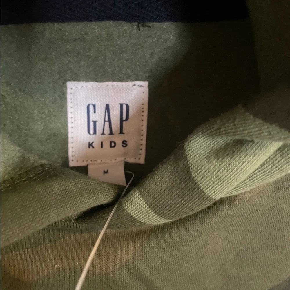Kids Camo Gap Logo Pullover Hoodie
